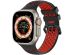 iMoshion ﻿Boucle de bracelet de sport en silicone Apple Watch Series 1-9 / SE / Ultra (2) - 42/44/45/49 mm - Noir / Rouge