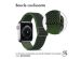 iMoshion Bande élastique en nylon Apple Watch Series 1-9 / SE - 38/40/41mm - Vert foncé