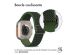 iMoshion Bande élastique en nylon Apple Watch Series 1-9 / SE / Ultra (2) - 42/44/45/49 mm - Vert foncé