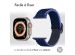iMoshion Bande élastique en nylon Apple Watch Series 1-9 / SE / Ultra (2) - 42/44/45/49 mm - Bleu foncé