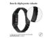 iMoshion Bracelet en acier Fitbit Luxe - Noir