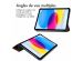 iMoshion Coque tablette Trifold iPad 10 (2022) 10.9 pouces - Brun
