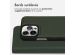Accezz Étui de téléphone portefeuille en cuir de qualité supérieure 2 en 1 iPhone 14 Pro Max - Vert