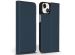 Accezz Étui de téléphone Slim Folio en cuir de qualité supérieure iPhone 14 Plus - Bleu foncé