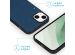 iMoshion Etui de téléphone de type portefeuille de luxe 2-en-1 amovible iPhone 14 Plus - Bleu