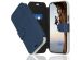 Accezz Étui de téléphone portefeuille Xtreme Wallet iPhone 14 Plus - Bleu foncé