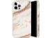 Selencia Aurora Coque Fashion iPhone 12 (Pro) - ﻿Coque durable - 100 % recyclée - Marbre Blanc
