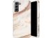 Selencia Aurora Coque Fashion Samsung Galaxy S21 - ﻿Coque durable - 100 % recyclée - Marbre Blanc