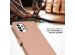 Selencia Étui de téléphone portefeuille en cuir véritable Samsung Galaxy A23 (5G) - Dusty Pink