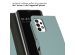 Selencia Étui de téléphone portefeuille en cuir véritable Samsung Galaxy A23 (5G) - Air Blue