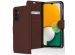 Accezz Étui de téléphone portefeuille Wallet Samsung Galaxy A13 (4G) - Brun