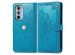 iMoshion Etui de téléphone portefeuille Mandala Motorola Edge 30 Pro / Edge Plus (2022) - Turquoise