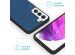 iMoshion Etui de téléphone de luxe 2-en-1 amovible Samsung Galaxy S22 - Bleu foncé