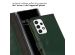Selencia Étui de téléphone portefeuille en cuir véritable Samsung Galaxy A53 - Vert
