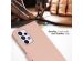Selencia Étui de téléphone portefeuille en cuir véritable Samsung Galaxy A33 - Dusty Pink 