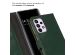 Selencia Étui de téléphone portefeuille en cuir véritable Samsung Galaxy A33 - Vert