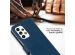 Selencia Étui de téléphone portefeuille en cuir véritable Samsung Galaxy A53 - Bleu
