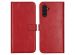 Selencia Étui de téléphone portefeuille en cuir véritable Samsung Galaxy A13 (5G) / A04s - Rouge