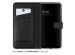 Selencia Étui de téléphone portefeuille en cuir véritable Samsung Galaxy A13 (5G) / A04s - Noir