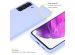 Accezz Coque Liquid Silicone Samsung Galaxy S22 Plus - Violet