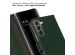 Selencia Étui de téléphone portefeuille en cuir véritable Samsung Galaxy S22 - Vert