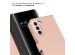 Selencia Étui de téléphone portefeuille en cuir véritable Samsung Galaxy S22 Plus - Dusty Pink