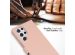 Selencia Étui de téléphone portefeuille en cuir véritable Samsung Galaxy S22 Ultra - Dusty Pink