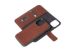 Decoded Portefeuille détachable 2 en 1 en cuir iPhone 12 (Pro) - Brun