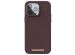 Njorð Collections Coque en cuir véritable MagSafe iPhone 14 Pro Max - Dark Brown