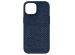 Njorð Collections Coque Salmon Leather MagSafe iPhone 15 - Blue