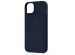Njorð Collections Coque Salmon Leather MagSafe iPhone 15 Plus - Blue