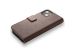 Decoded Portefeuille détachable 2 en 1 en cuir iPhone 13 - Brun