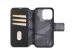 Decoded Portefeuille détachable 2 en 1 en cuir iPhone 15 Pro - Noir
