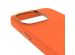 Decoded Coque en silicone MagSafe iPhone 15 Pro - Orange