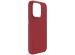 Decoded Coque en silicone MagSafe iPhone 15 Pro Max - Rouge
