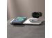 Zens Chargeur sans fil 4-en-1 en aluminium - Chargeur sans fil pour iPhone, AirPods, Apple Watch et iPad - Avec MagSafe - Puissance - 45 Watts 