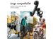 iMoshion ﻿Rugged Bicycle Phone Holder - Porte-téléphone vélo - Universel - Ajustable - Noir