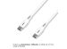 Accezz Câble USB-C vers USB-C - 2 mètres - Blanc