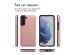 iMoshion Coque arrière avec porte-cartes Samsung Galaxy S21 - Rose Dorée
