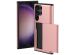iMoshion Coque arrière avec porte-cartes Samsung Galaxy S23 Ultra - Rose Dorée