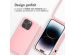 iMoshion ﻿Coque en silicone avec cordon iPhone 14 Pro - Rose