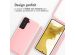 iMoshion ﻿Coque en silicone avec cordon Samsung Galaxy S22 - Rose