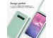 iMoshion ﻿Coque en silicone avec cordon Samsung Galaxy S10 - Menthe verte