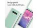iMoshion ﻿Coque en silicone avec cordon Samsung Galaxy S10 Plus - Menthe verte
