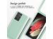 iMoshion ﻿Coque en silicone avec cordon Samsung Galaxy S21 Ultra - Menthe verte