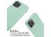 iMoshion ﻿Coque en silicone avec cordon iPhone 12 (Pro) - Menthe verte