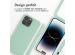 iMoshion ﻿Coque en silicone avec cordon iPhone 14 Pro Max - Menthe verte