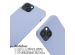iMoshion ﻿Coque en silicone avec cordon iPhone 14 - Violet