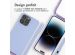 iMoshion ﻿Coque en silicone avec cordon iPhone 14 Pro Max - Violet