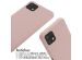 iMoshion ﻿Coque en silicone avec cordon Samsung Galaxy A22 (5G) - Sand Pink